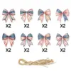 Wholesale Independence Day Party Hanging Ornaments In Paper Material, Perfect For Festive Venue Decoration