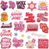 oly-62a1db0b46f897077460eb7ed1d279d6 Wholesale Xiaotian Star Inspirational Quotations Embroidered Cloth Patch Clothes Decorative Letter Patch Positive Energy Embroidered Patch Ironing