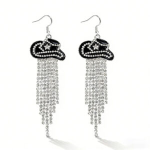 Black - diamond tassel