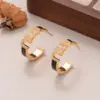 Wholesale Hypoallergenic Letter Stud Earrings For Women In Copper With KC Golden UV Plating And Zircon Inlay