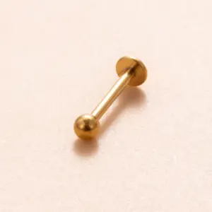 Gold / T-Shaped Labret-10mm