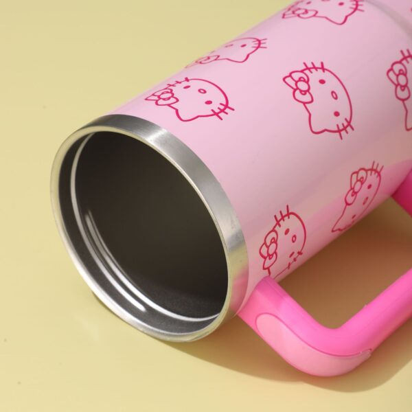 oly-6359afb36e6fedc1431cf8a92218ad17 Wholesale 40oz car cup rainbow cat giant mug with handle large capacity car stainless steel ice cup