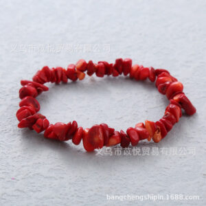 Red coral / Bracelet circumference is about 18cm