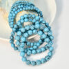 Wholesale Bohemian classic retro style single circle blue turquoise bracelet beads turquoise bracelet hand jewelry