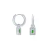 Wholesale 1 Pair Simple Style Classic Style Solid Color Inlay Copper Zircon Earrings