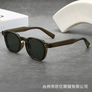 Olive green frame green film