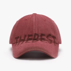 THE baseball cap-red / M(56-58cm)