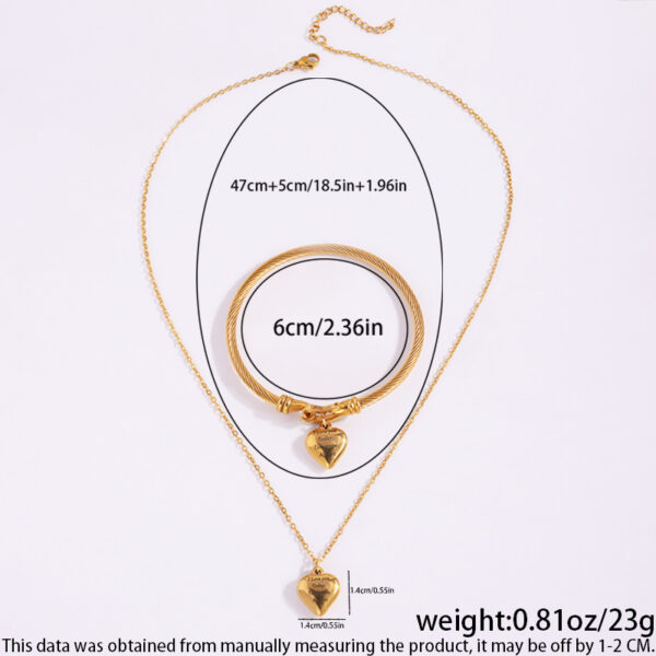 Wholesale Love Titanium Steel Bracelet, Baby's Breath Bracelet, High-End, Non-Fading, Light Luxury, Korean Style Fashion Personalized Bracelet for Women