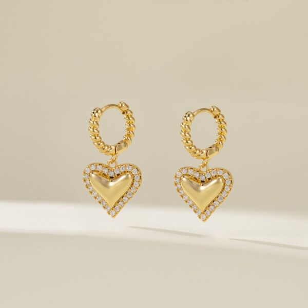 Wholesale [Love Earrings 33 Style] ’S Earrings, Fashionable and Simple Earrings, Versatile