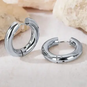 5.0 Ear Buckle Style in Steel Color 16MM