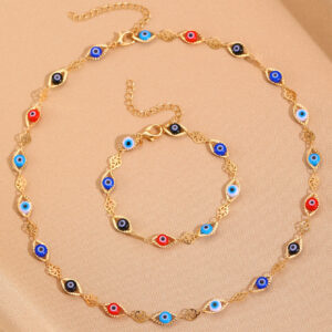 Kc gold bracelet + necklace