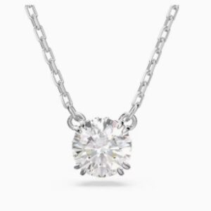 White gold 8 prong necklace