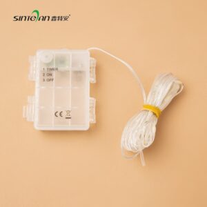 30T warm white battery box leather lamp (for about 60cm Christmas tree)
