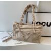 oly-64c5f81579d46d671c24eae3453a82a3 Wholesale Fashion Pleated Niche Design Large Capacity Tote Bag Korean Style Bow Women's Bag Single Shoulder Armpit Bag