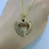 Wholesale Electroplated Letter Pendant Necklace For Women In Copper With 18K Real Gold Plated Water Plating And Zircon Inlay, Featuring Box Chain