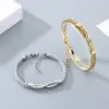 Wholesale Geometric Simple Style Men's Bracelet In 304 Stainless Steel With 18K Real Gold Plated PVD Coating 0.03µm