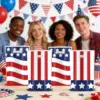 oly-64f123ea0c9fb66ad22d067b14fa8020 Wholesale Independence Day Party Gift Bags For Event & Party Supplies, Perfect For Festive Celebration And Venue Decoration