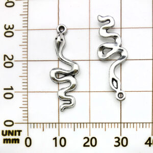 1 ancient silver crawling snake-0.9g-9*28mm-15893