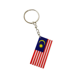 Malaysian flag keychain pendant