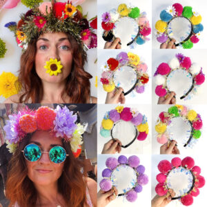 oly-654278a3b9a3de2e30a293d2d3592f3a Wholesale Colorful Christmas Versatile Headband Carnival Three-Dimensional Party Headdress Red Year Holiday Fur Ball Headband for Women