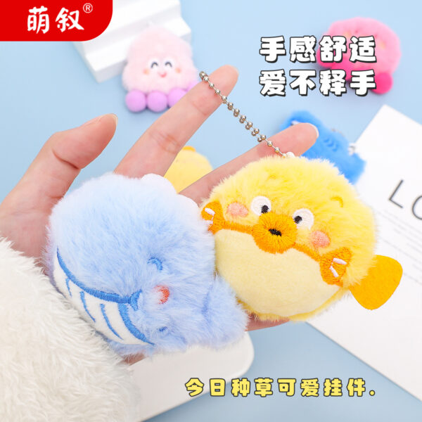 oly-657c389e65f9251dbd4cdaa94aa53716 Wholesale Cute Marine Small Animal Plush Doll Pendant Girl Backpack Jewelry Accessories Brooch Keychain Hanging Ornaments