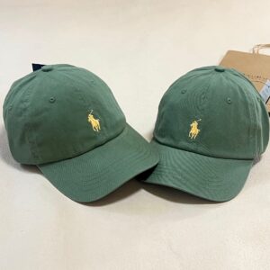 Pol olive green and yellow letters / Adjustable (54-61cm)