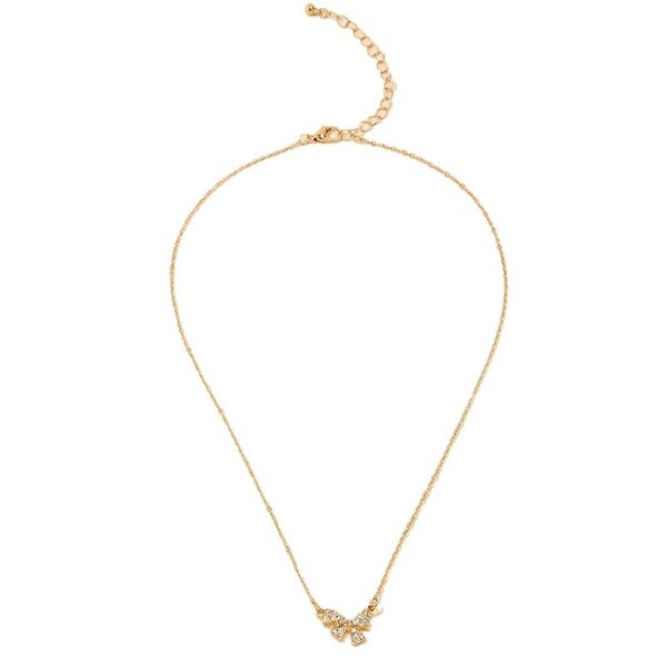 oly-658aa379d5ad3297e26f2992139efa5f Wholesale sweet light luxury design jewelry metal diamond bow women's necklace clavicle chain