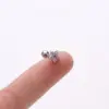 oly-65b214a82f44571ba76025e5e0673e0c Wholesale Copper Ear Cartilage Rings & Studs Flower Waterproof Non Tarnish Surgical Steel Women'S