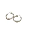 Wholesale Simple Style Circle Stud Earrings For Women In Golden Alloy Material