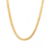 Wholesale PVD Coated 18K Real Gold Plated Geometric 304 Stainless Steel 316L Stainless Steel French Style IG Style Waterproof Non Tarnish Surgical Steel Plating Necklace
