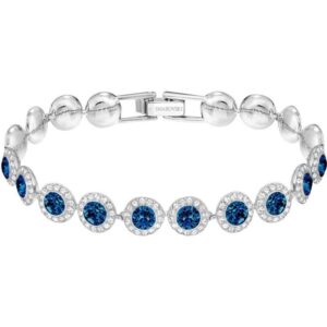 Platinum roman blue diamond bracelet