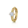 Wholesale 1 Piece Fashion Geometric Plating Inlay Copper Zircon Cartilage Earrings