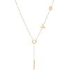Wholesale High-grade Light Luxury LOVE Tassel Necklace Chain Women's Summer Collarbone Chain Simple Niche Woolen Chain Without Fading Valentine's Day