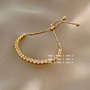 Cross Draw Bracelet-Gold
