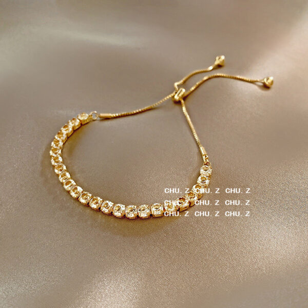 oly-66a7d68567dd02ddec907fff6902bbac Wholesale Gypsophila Bracelet Niche Korean Style Female Ins Cold Style Design Adjustable Drawstring Bestie Jewelry
