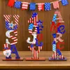 Wholesale 71 Independence Day Cartoon Letter Wooden Decorations American National Day Scene Decoration Props Holiday Party Wooden Materials