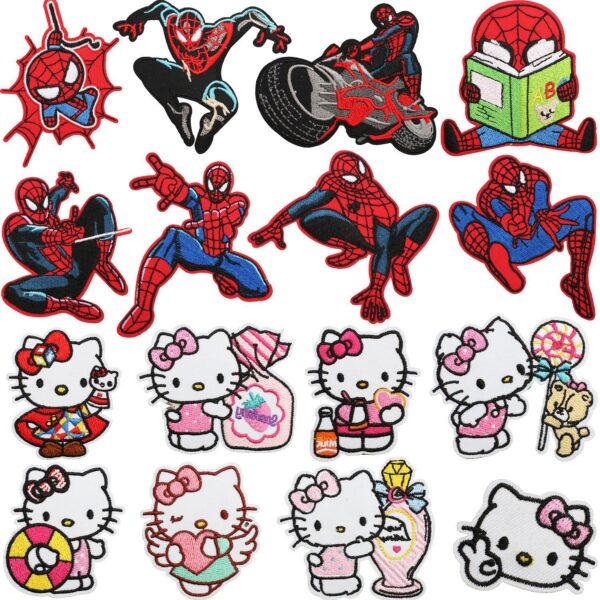 oly-66b8ef9362dda536c6336383b2387724 Wholesale Anime Fit Embroidered Cloth Stickers Cartoon Zhang Zi Animated Character Patch Stickers Children's Clothes Bag Dress Embroidered Label