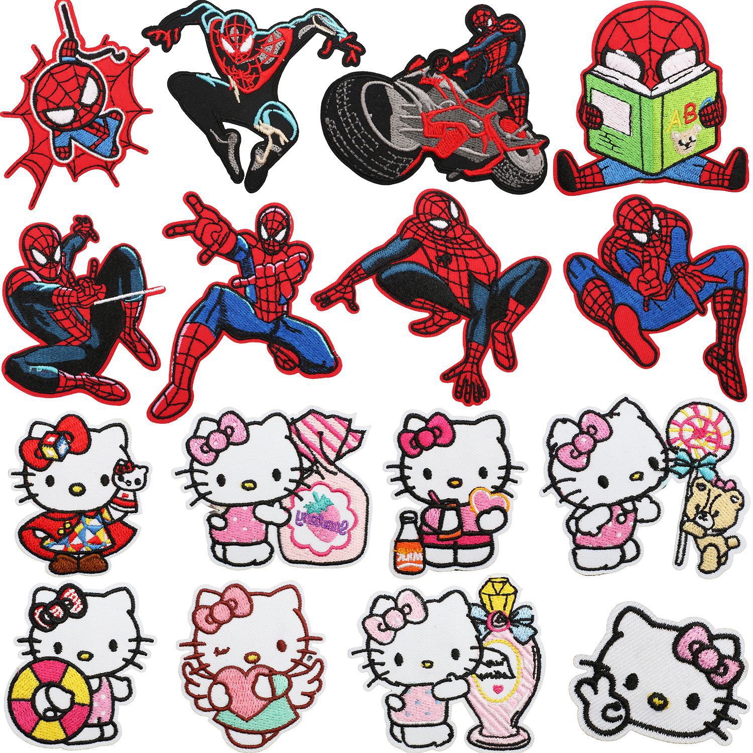 Wholesale Anime Fit Embroidered Cloth Stickers Cartoon Zhang Zi Animated Character Patch Stickers Children's Clothes Bag Dress Embroidered Label