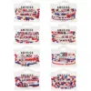 Wholesale Independence Day American Flag Bracelet Beads Handmade Jewelry Unisex Geometric Design Novelty Accessories