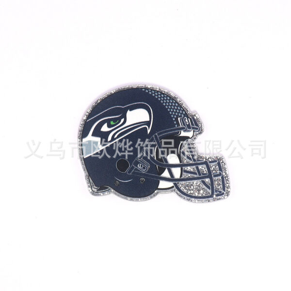 oly-6706cb4563a41a84bcb640b2e4b8e70d Wholesale Fashion Brand Cartoon Football Helmet Personalized Bag Jewelry Acrylic Pin Croud DIY Patch