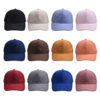 Wholesale corduroy baseball cap outdoor warm windproof casual solid color parent-child peaked cap