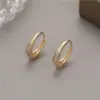 Wholesale U Shape Copper Earrings For Women With Zirconia Inlay And Copper Flat Backs