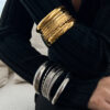 oly-674fbd1d5d99dc61aa9bdc425fbaf0da Wholesale bracelet Bracelet Retro Niche Glow Bracelet suit Exaggerated Snakeskin Thread Hand Jewelry