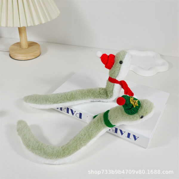 Wholesale Year of the Snake Doll Mascot Hat Small Snake Plush Toy Winding Curved Creative Doll Snake Ornaments