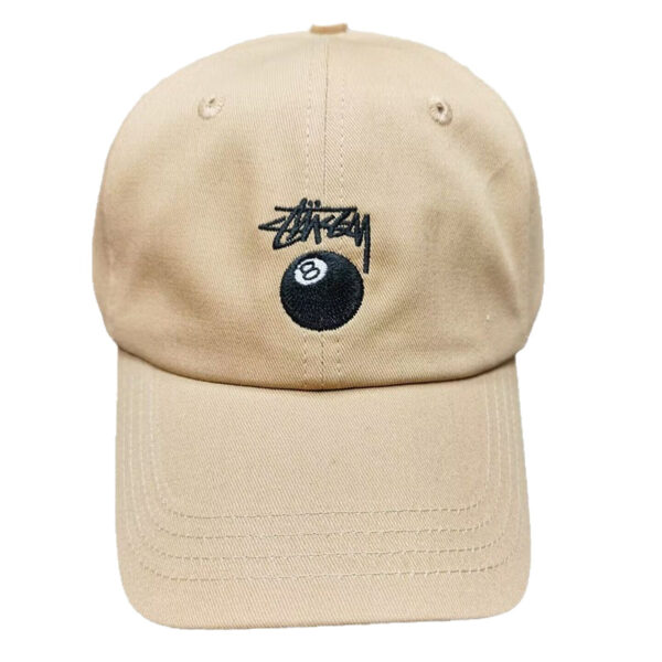 Wholesale trade classic embroidered sun hat soft black 8 small embroidered baseball cap