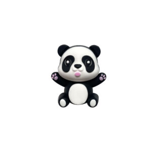 3d panda beads-f002 black