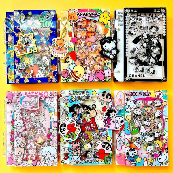 oly-67c9f4cddea90bb76c4b08972ea20e18 Wholesale Acrylic shake notebook notebook trembles TK explosions loose-leaf diyA7A5 OLY Exclusive