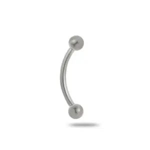 Silver / Eyebrow Nails-10mm