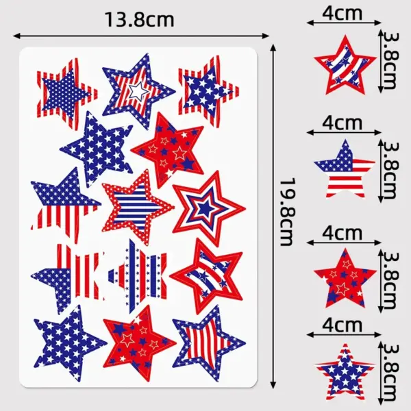 Wholesale Independence Day Party Gift Stickers For Event & Party Supplies, Ideal For Venue Decoration Props
