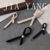 Wholesale France Alexandria Elegant Bow Classic Light Luxury All-match Bangs Clip Cute Broken Hair Side Clip for Women